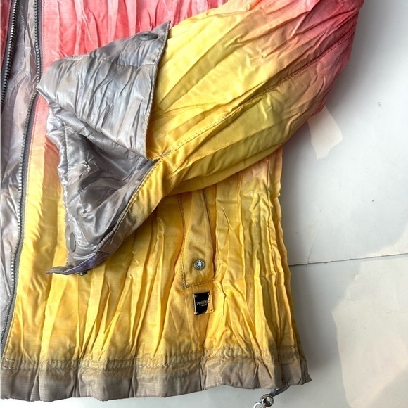 FILA Golf Italy rare reversible jacket rainbow silver zipper - Picture 7 of 14